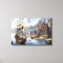 Village & Frakt i Fantasy Waterfront