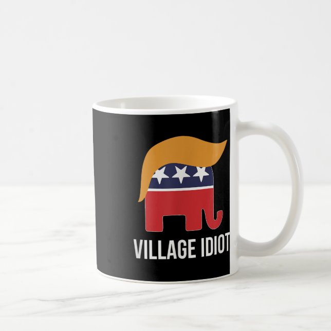 Village Idiot - Trump - Kaffemugg (Höger)