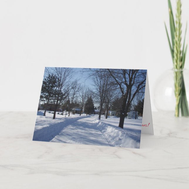 “Village Path” julkort Kort (Framsida)