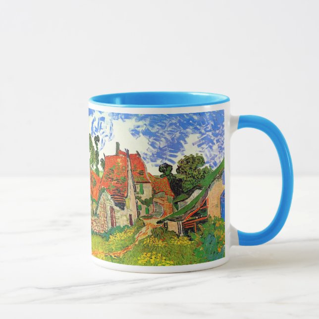 Village Street Auvers Van Gogh Fine Art Mugg (Höger)