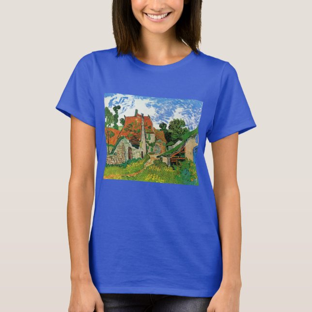 Village Street av Vincent van Gogh T Shirt (Framsida)