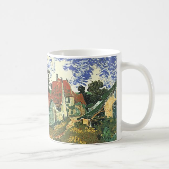 Village Street i Auvers av Vincent van Gogh Kaffemugg (Höger)