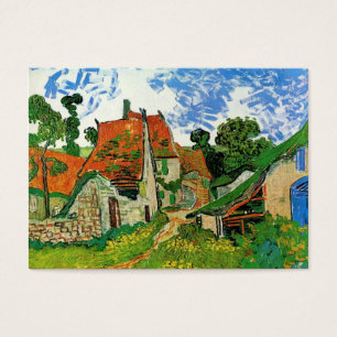 Village Street i Auvers av Vincent van Gogh Visitkort