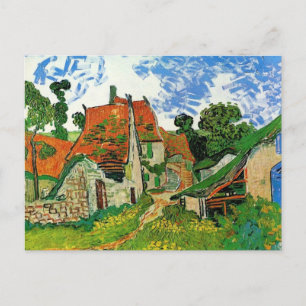 Village Street i Auvers av Vincent Van Gogh Vykort