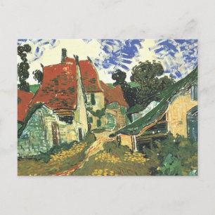 Village Street i Auvers av Vincent van Gogh Vykort