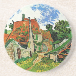 Village Street i Auvers, Vincent van Gogh Underlägg