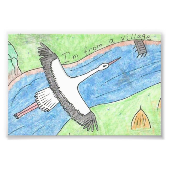 Village Vibes Fototryck (Framsidan)