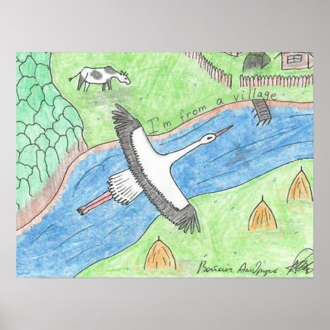 Village Vibes Poster (Framsidan)