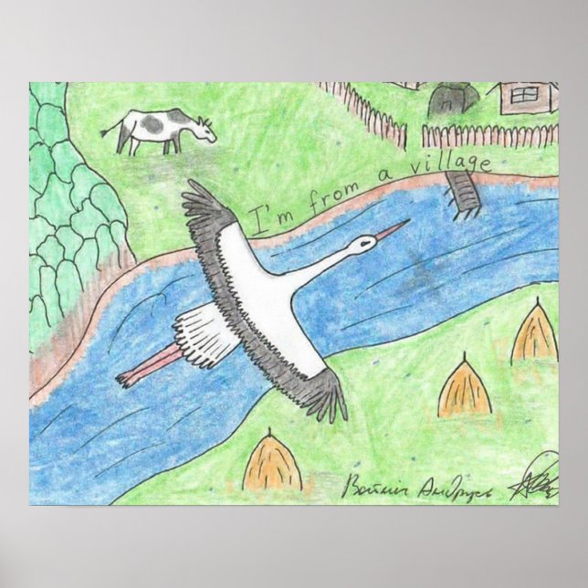 Village Vibes Poster (Framsidan)