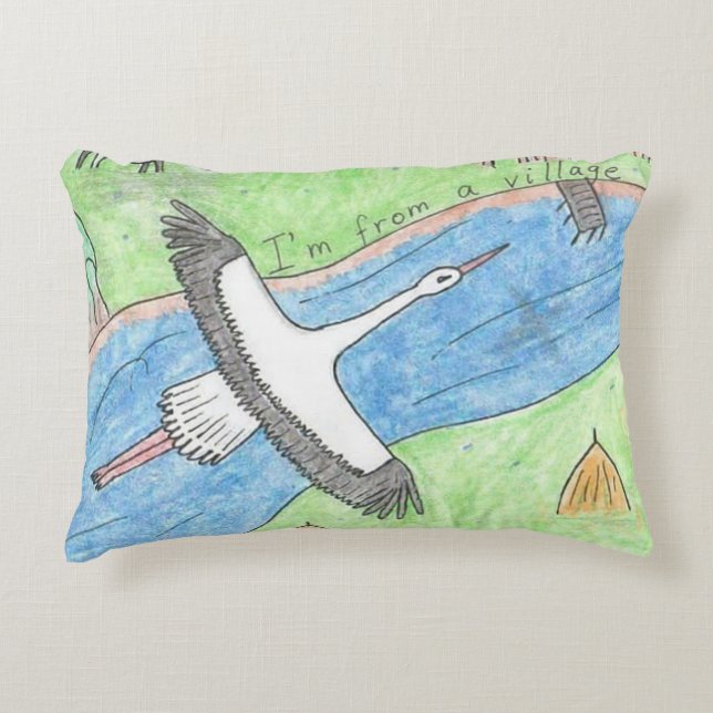 Village Vibes Prydnadskudde (Framsidan)