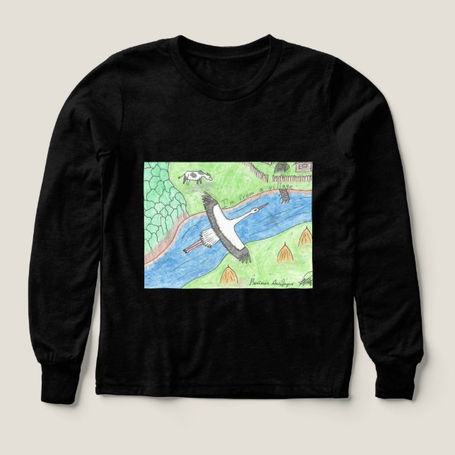 Village Vibes T Shirt (Design framsida)