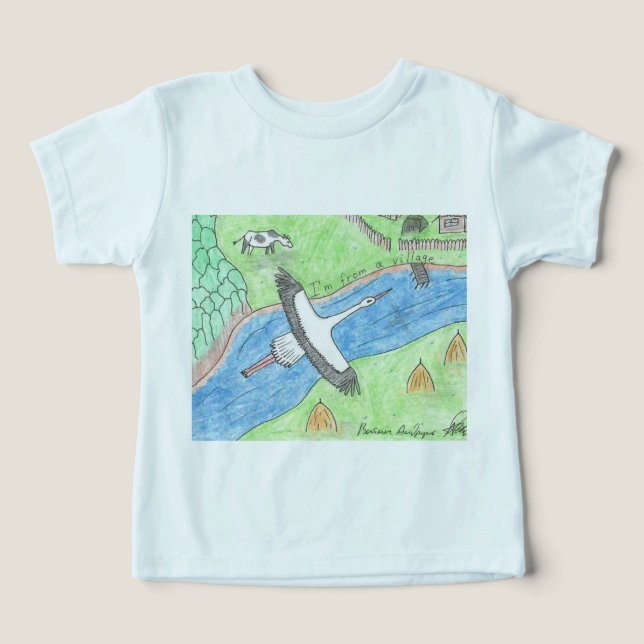 Village Vibes T Shirt (Design Framsida)