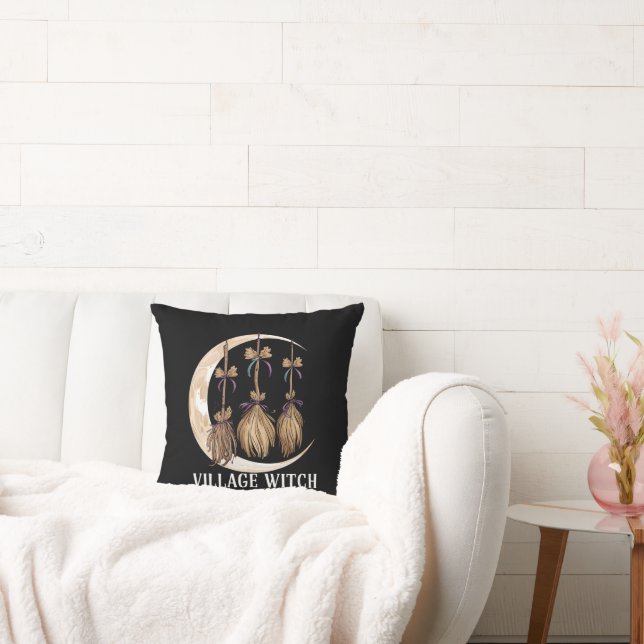 Village Witch Gothic Occult Wicca Pagan Nature Kudde (Soffa)