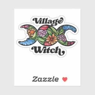 Village Witch Klistermärken