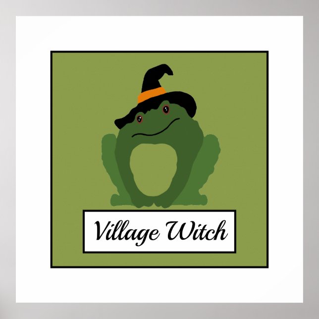 Village Witch, Toad Poster (Framsidan)