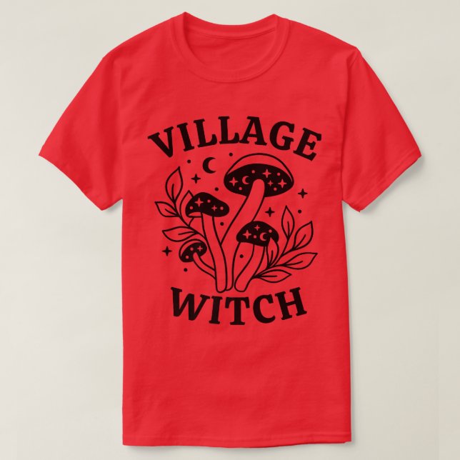 Village Witch, Witchy Mushroom Premium T-Shirt (Design framsida)