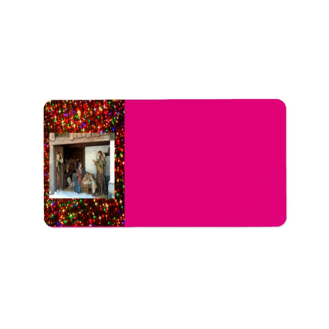 Villageaktivitet under Canopy-stjärnor med flera f Adressetikett (Framsidan)