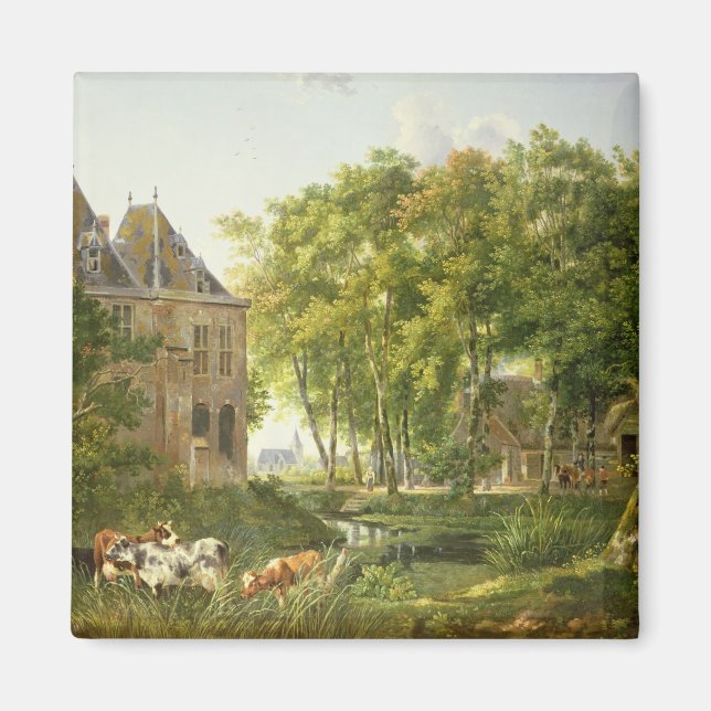 Villagedammen Magnet (Framsidan)