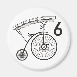 Villager 6 Badge Magnet