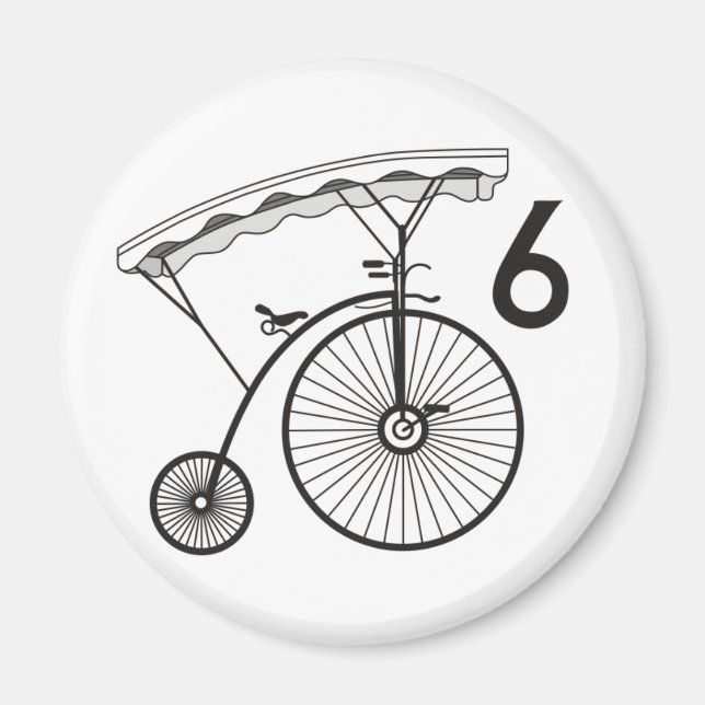 Villager 6 Badge Magnet (Framsidan)