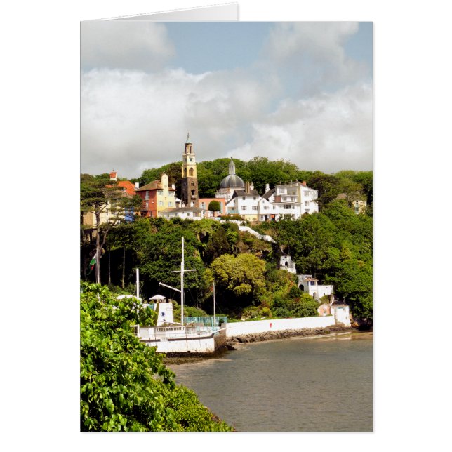 VILLAGER AV WALES HÄLSNING-KORT HÄLSNINGSKORT (Framsidan)