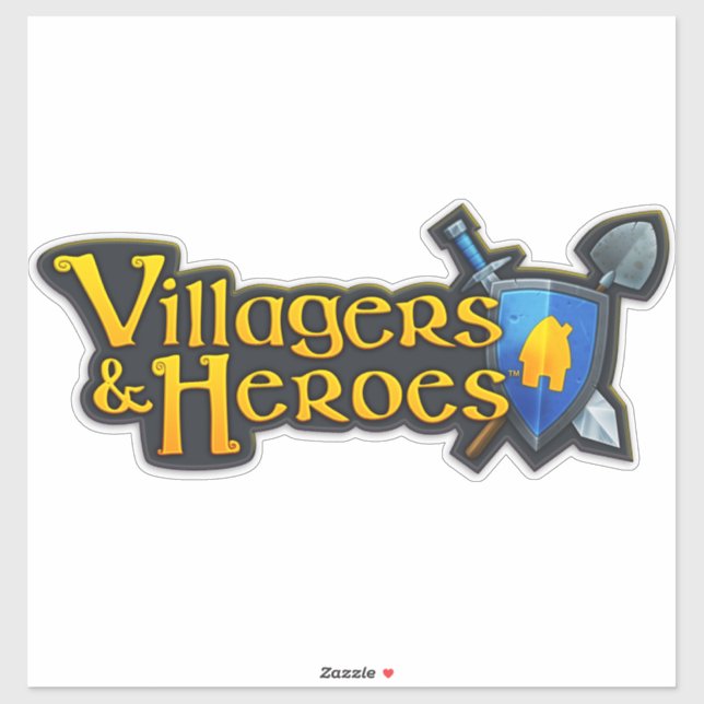 Villagers & Heroes Classic Klistermärken (Ark)