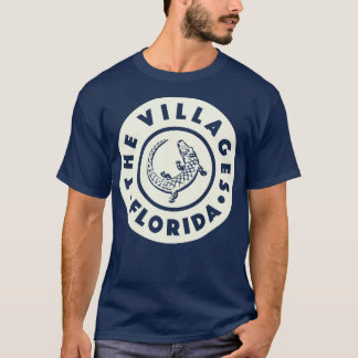 Villages Florida Circle Tan T Shirt