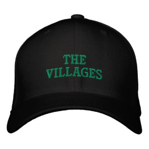 Villages Florida Embroiderade Baseball Hat Broderad Keps