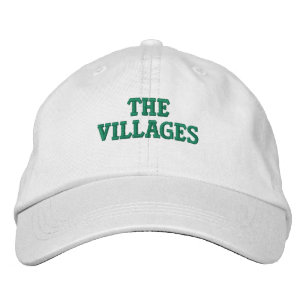 Villages Florida Embroiderade Baseball Hat Broderad Keps