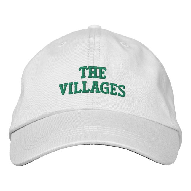 Villages Florida Embroiderade Baseball Hat Broderad Keps (Framsida)