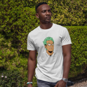 Villain Anime Guy Ansikte T Shirt