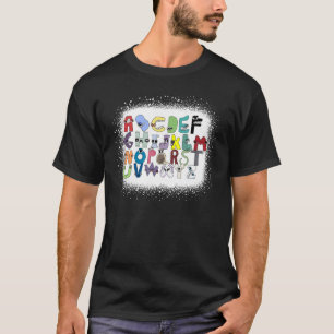 Villain Brev Abcs Bleached Boys Evil Alphabets B T Shirt