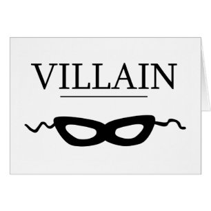 Villain Hälsningskort
