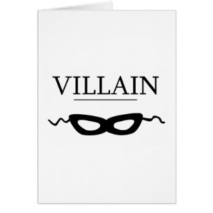 Villain Hälsningskort