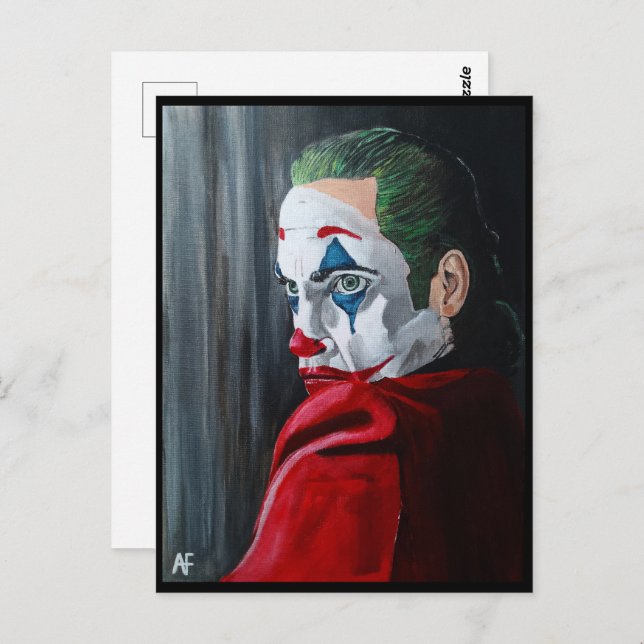 Villain Painting av Alfred Fox Collectable Vykort (Fram/baksida)