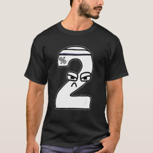 Villain Strong Number Two Boys Matching Evil Numbe T Shirt