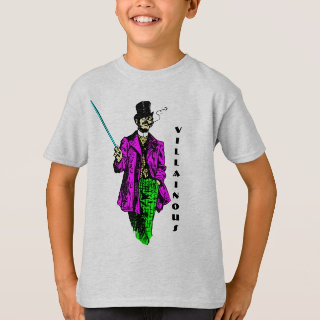 Villainous Character T Shirt (Framsida)