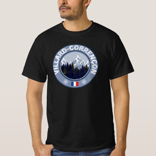 Villard-Corrençon Station de ski T Shirt (Framsida)