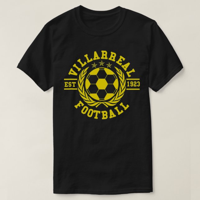 Villarreal Soccer Jersey T Shirt (Design framsida)