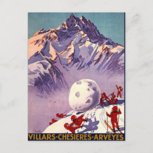 Villars Chesieres Arveyes Vykort