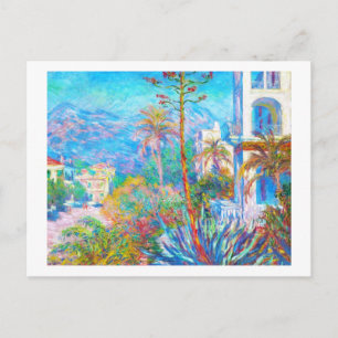 Villas vid Bordighera Claude Monet Vykort