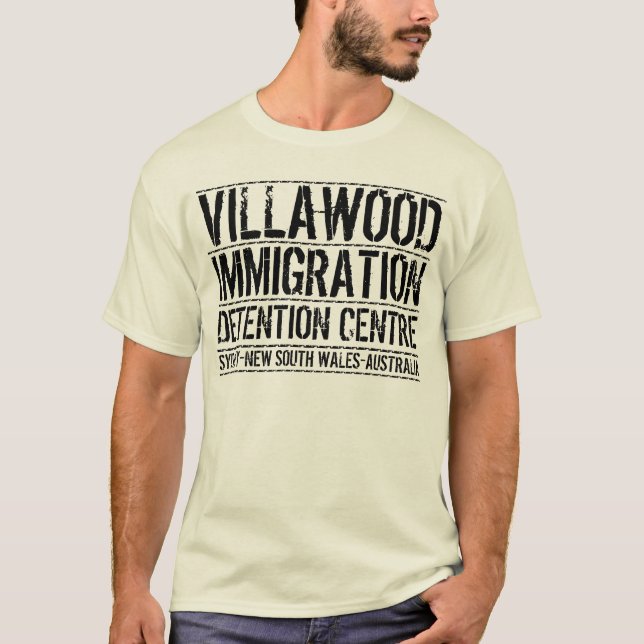 Villawood Invandringscentrum Tee Shirt (Framsida)