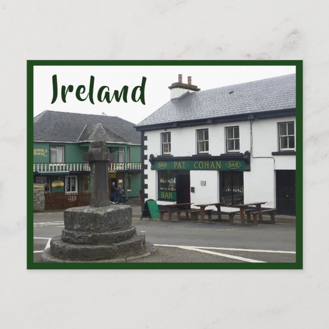 Villbytorget Cong (Quiet Man) med text Vykort (Framsida)