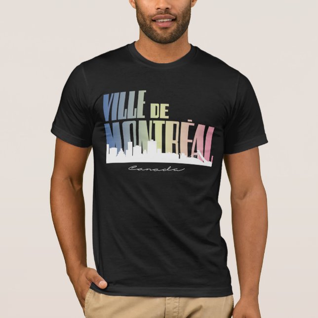 Ville De Montreal T Shirt (Framsida)