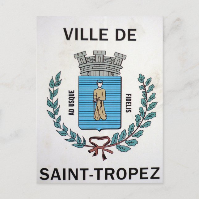 ville de saint-tropez vykort (Framsida)