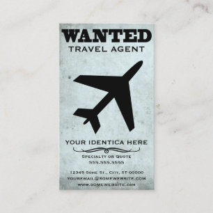 ville ha poster resa agent visitkort