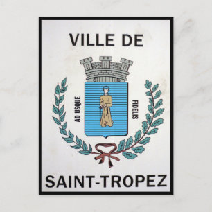 ville saint-tropez vykort