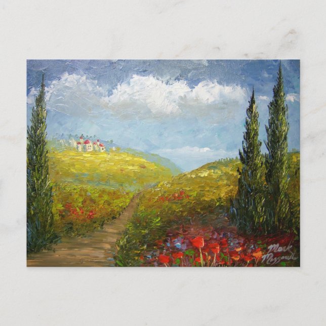 Ville Tuscany Italy Vykort (Framsida)