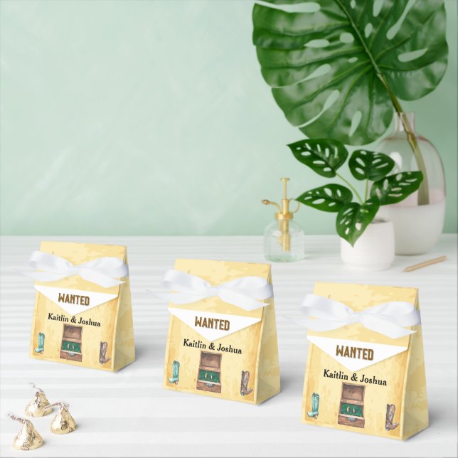 VILLE 🤠 Vintage CowboyBoots Bröllop Presentaskar (Multipel)