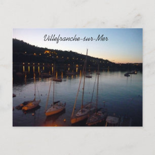 villefranche harbor vykort